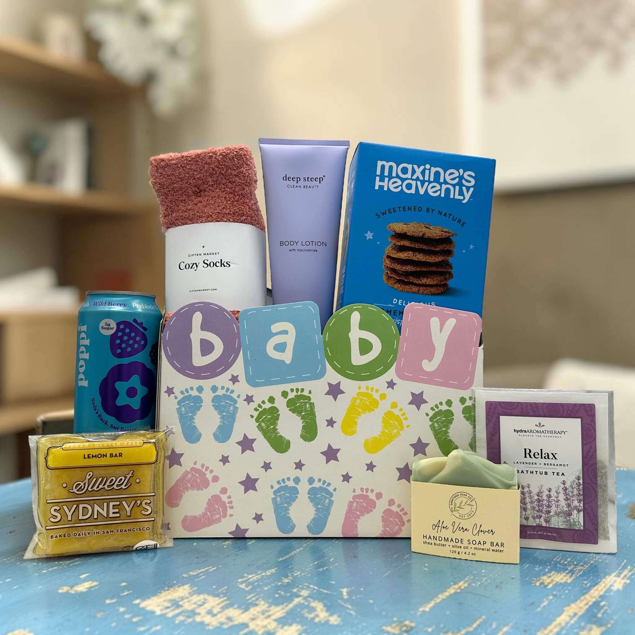 Hello Baby Gift Basket | It's Only Natural Gifts