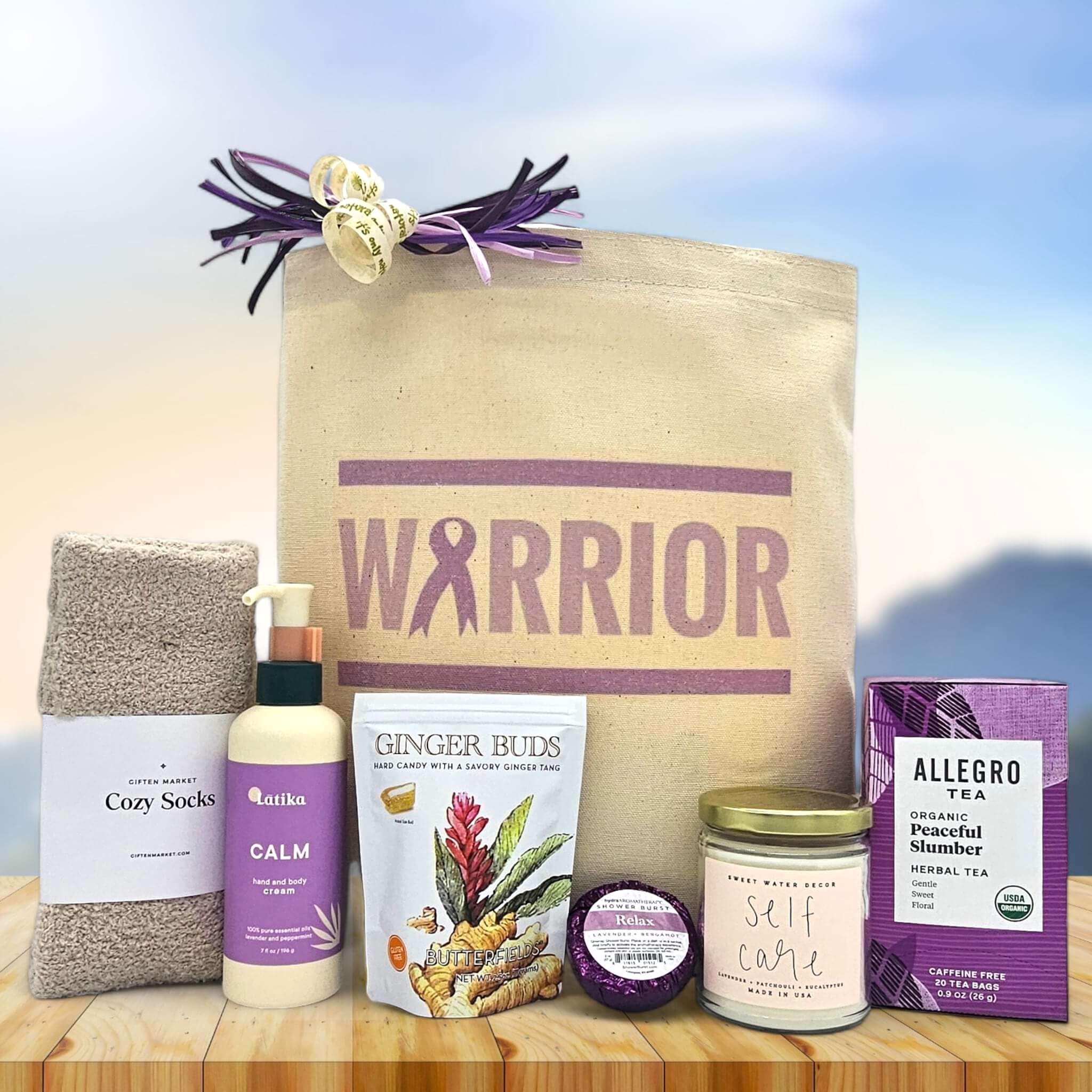 Cancer Warrior Comforting Gift Basket | It's Only Natural Gifts