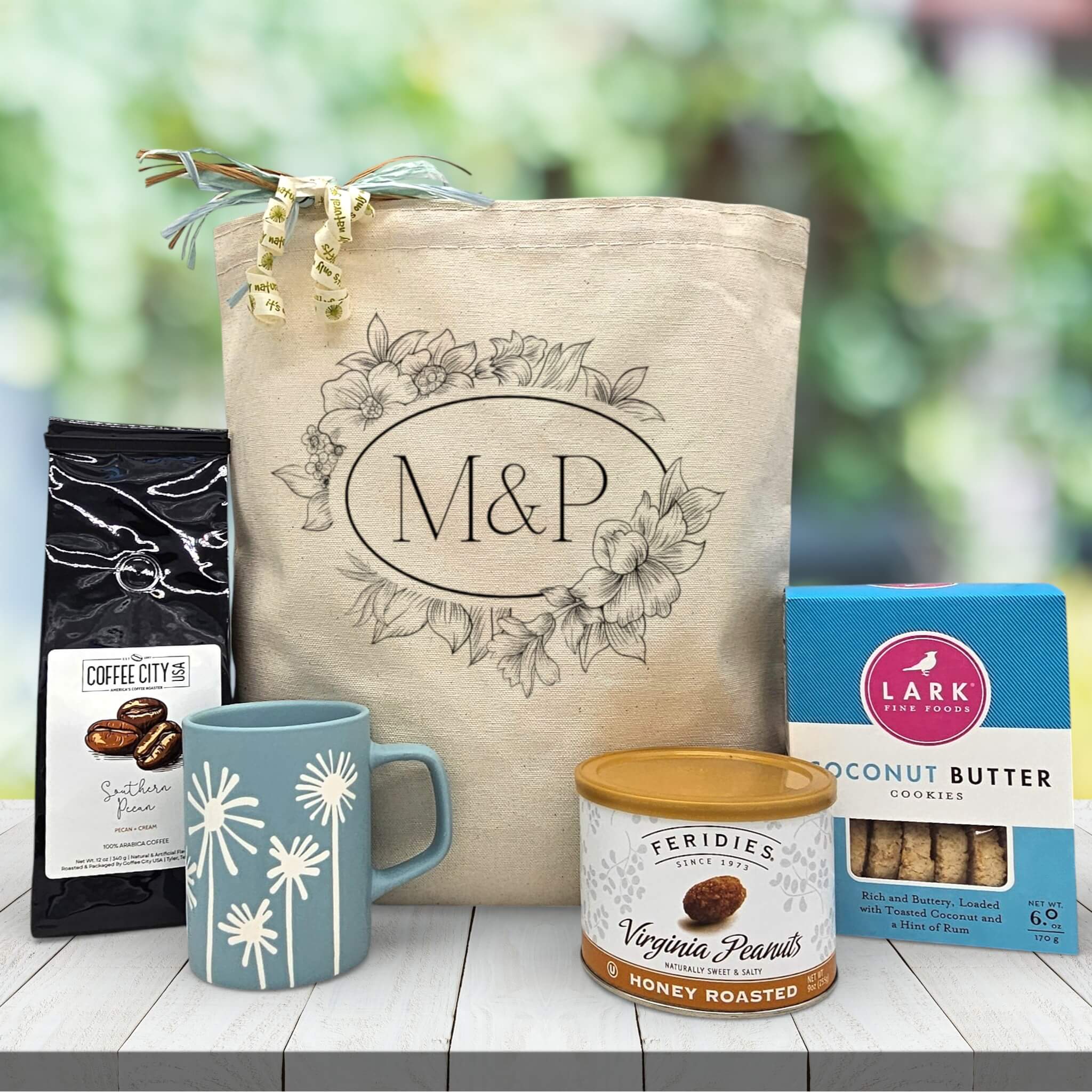 Custom Initials Gift Basket | It's Only Natural Gifts