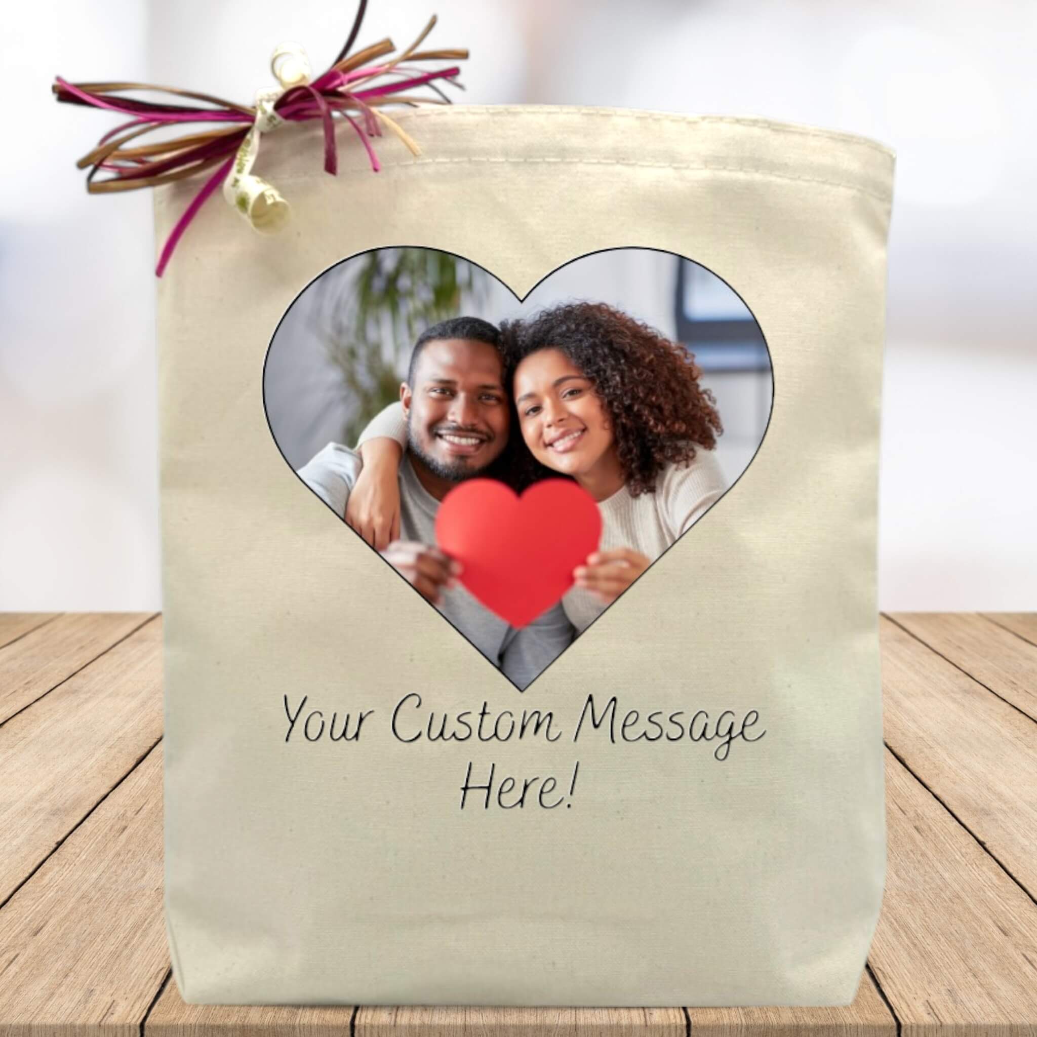 Create Your Own Custom Heart Gift Tote | It's Only Natural Gifts