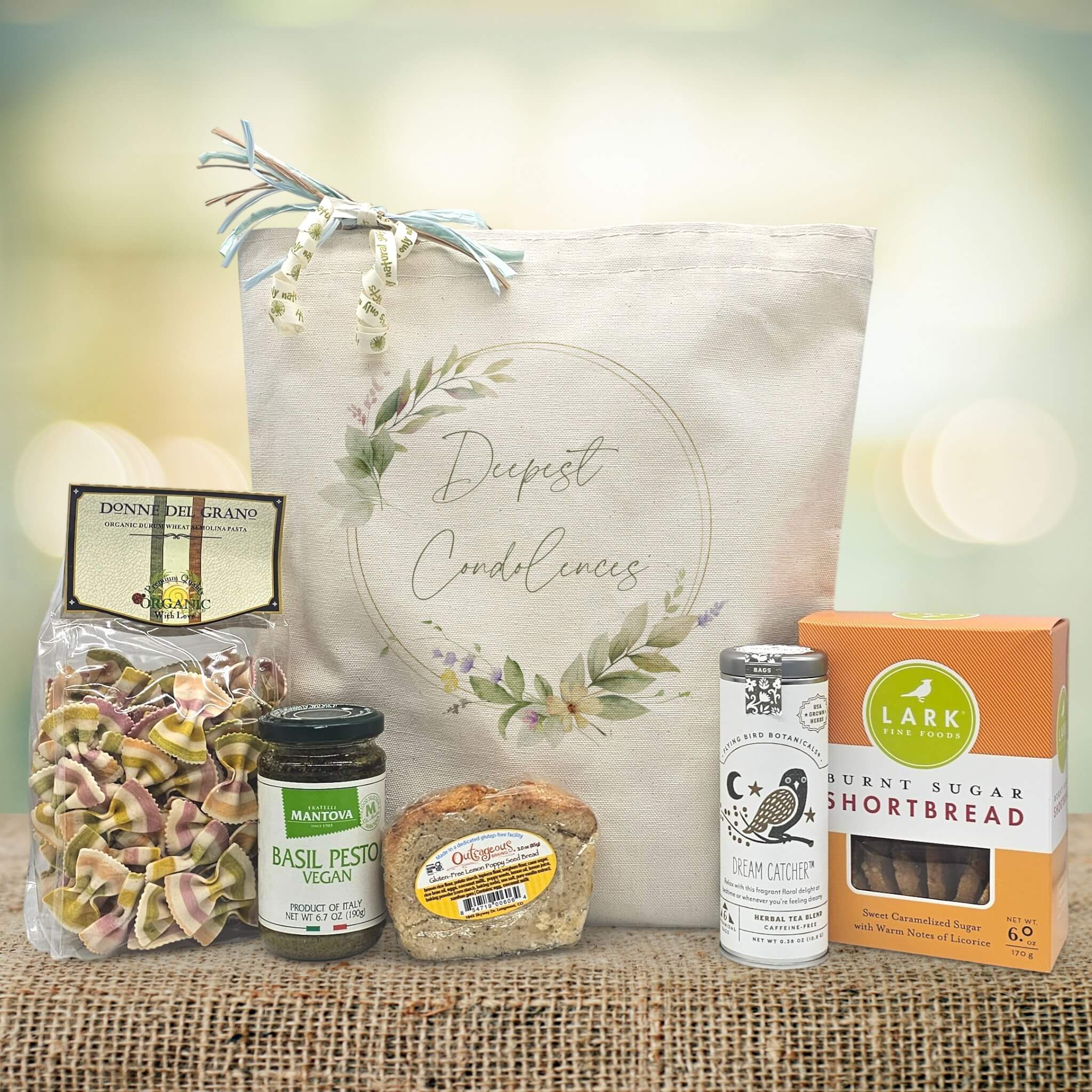 Deepest Condolences Gift Basket | It's Only Natural Gifts