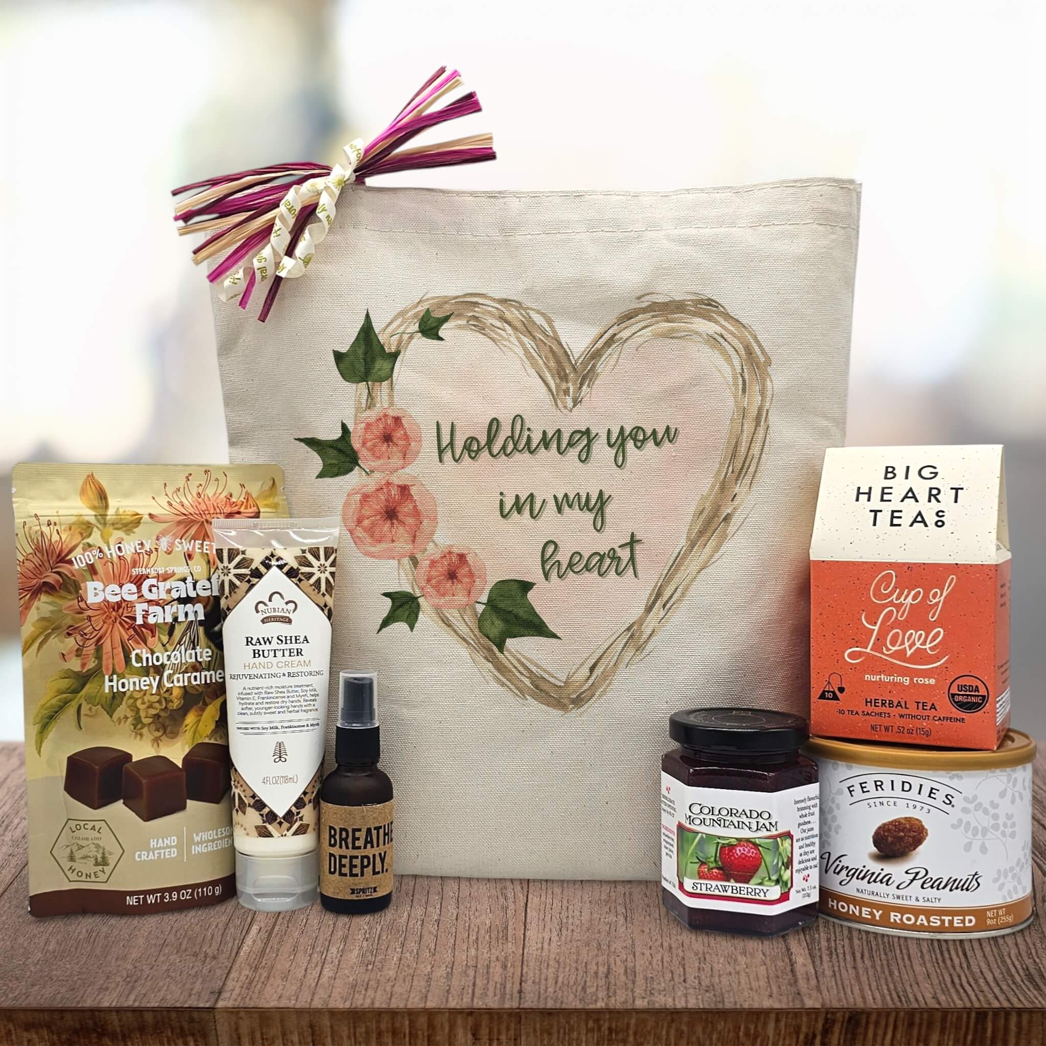 Holding You In My Heart Gift Basket | It's Only Natural Gifts