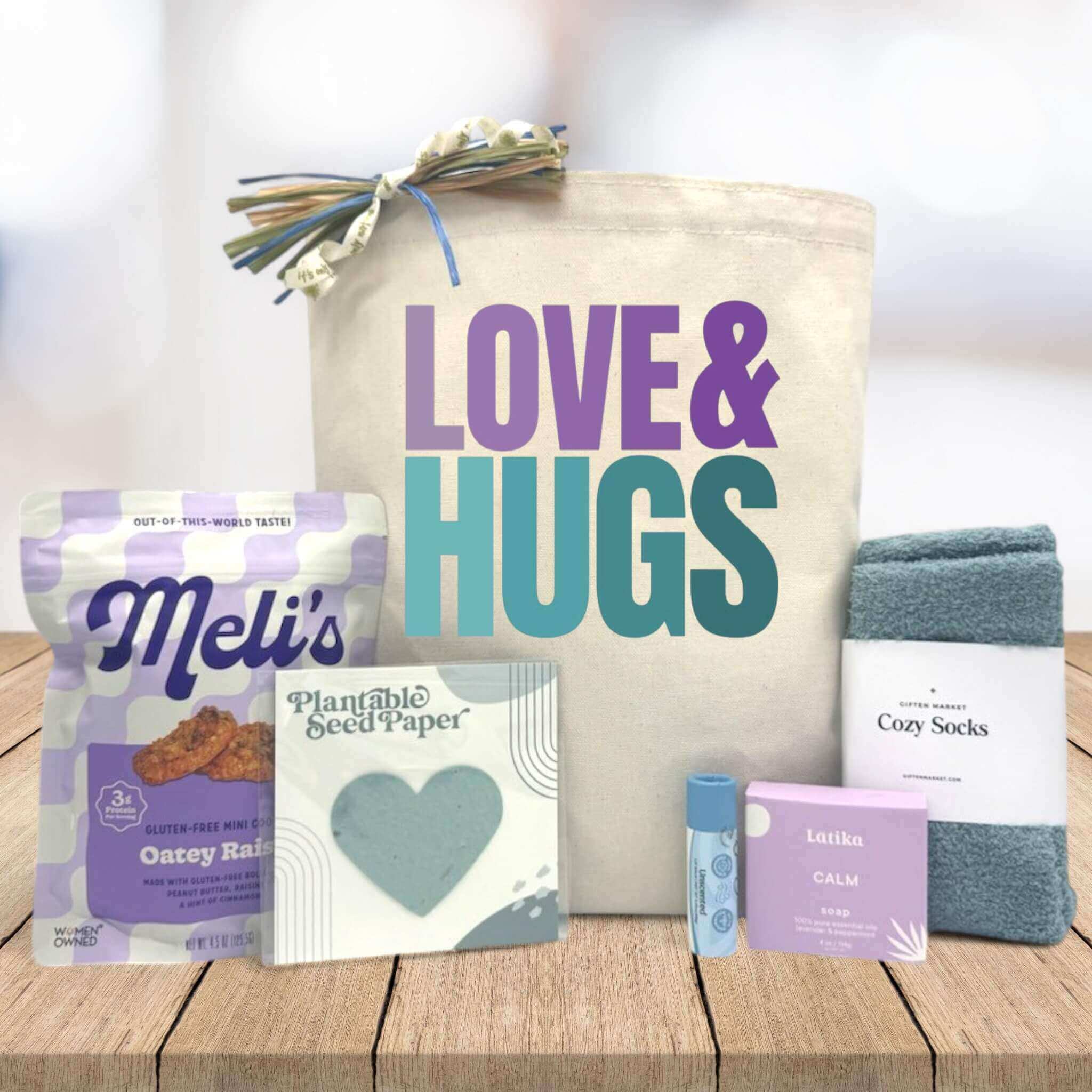 Love and Hugs Chemo Care Gift Basket | It's Only Natural Gifts