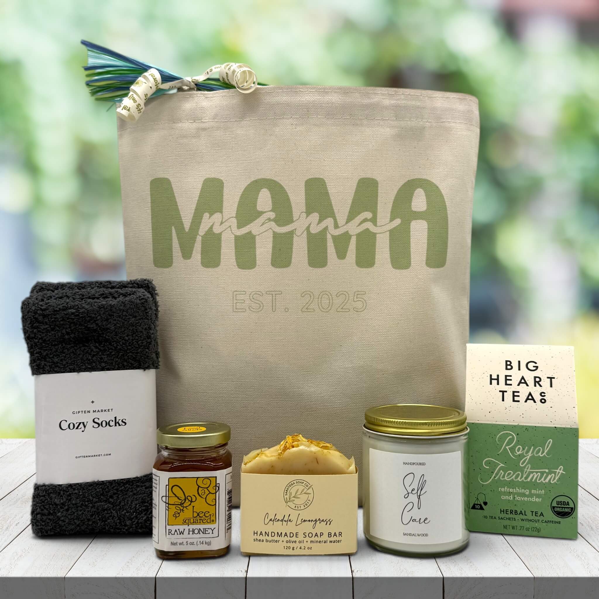 Mama Est. (Customize the Year) Gift Basket | It's Only Natural Gifts