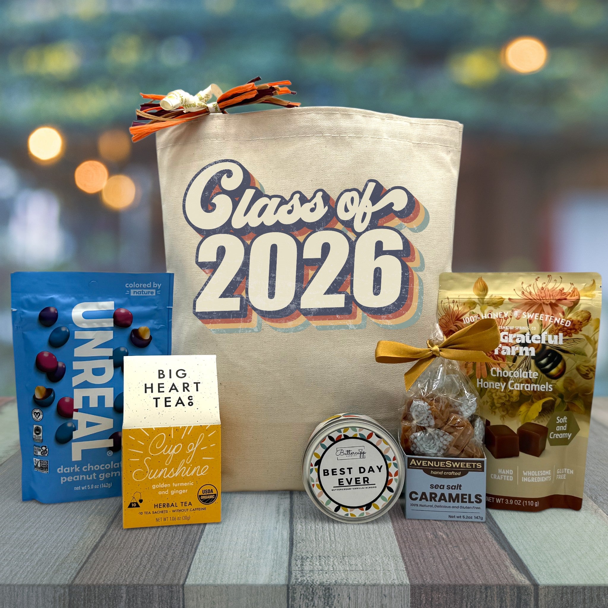 Retro Class of 2026 Gift Basket | It's Only Natural Gifts