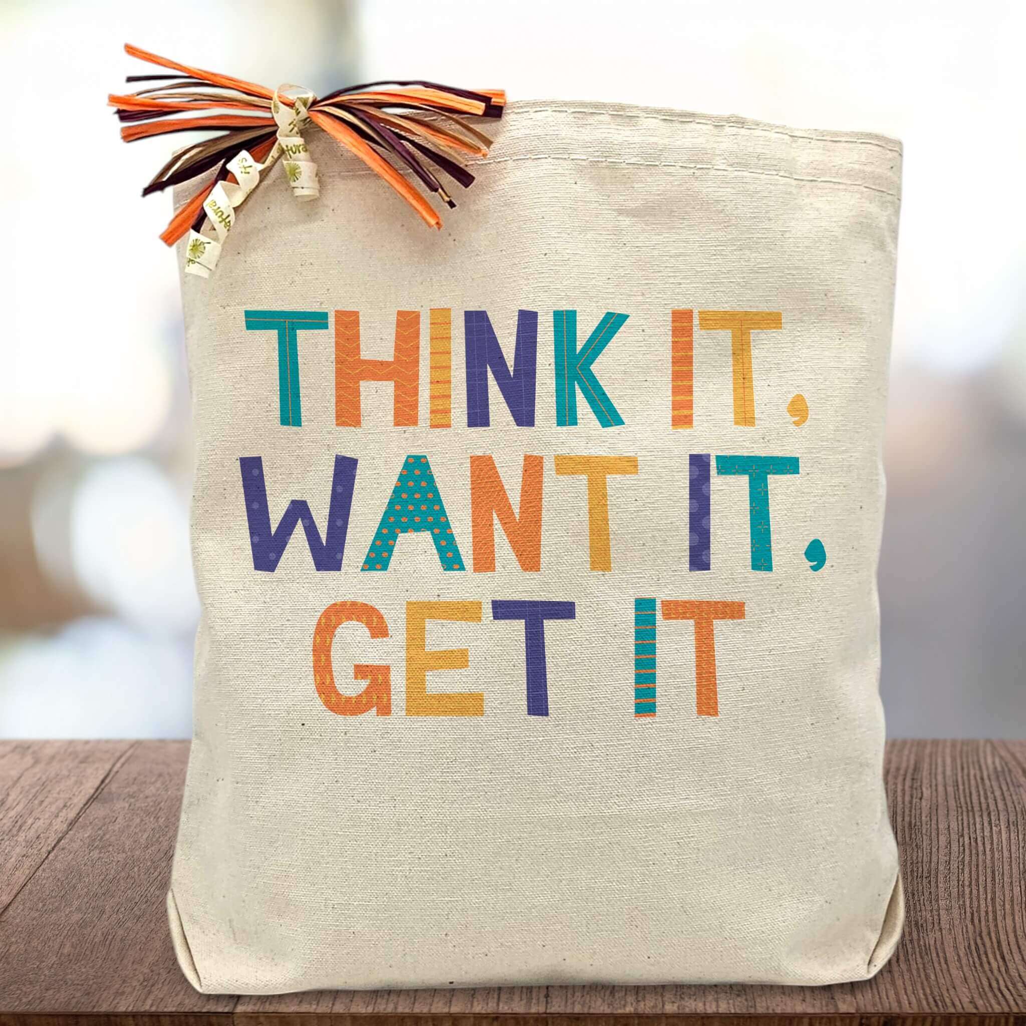 Create Your Own Think It Gift Tote | It's Only Natural Gifts
