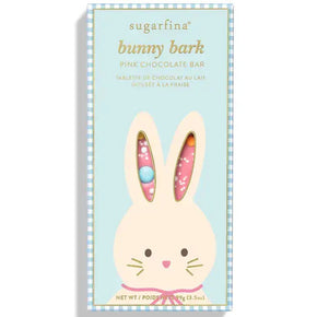Sugarfina Blue Bunny Bark Chocolate Bar with Confetti Sprinkles