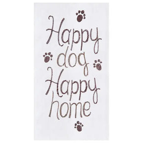 Happy Dog Happy Home Dish Towel
