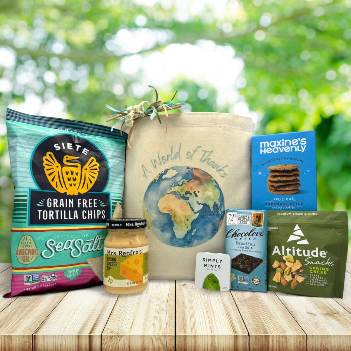 A World of Thanks Appreciation Gift Basket | It's Only Natural Gifts