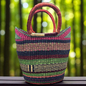 African Market Luxury Tote Gift Basket