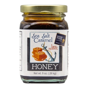 Bee Squared Sea Salt and Caramel 9 oz. Honey Jar