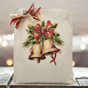 Bells of Holly Gift Tote