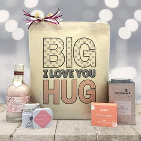 Big I Love You Hug Gift Basket