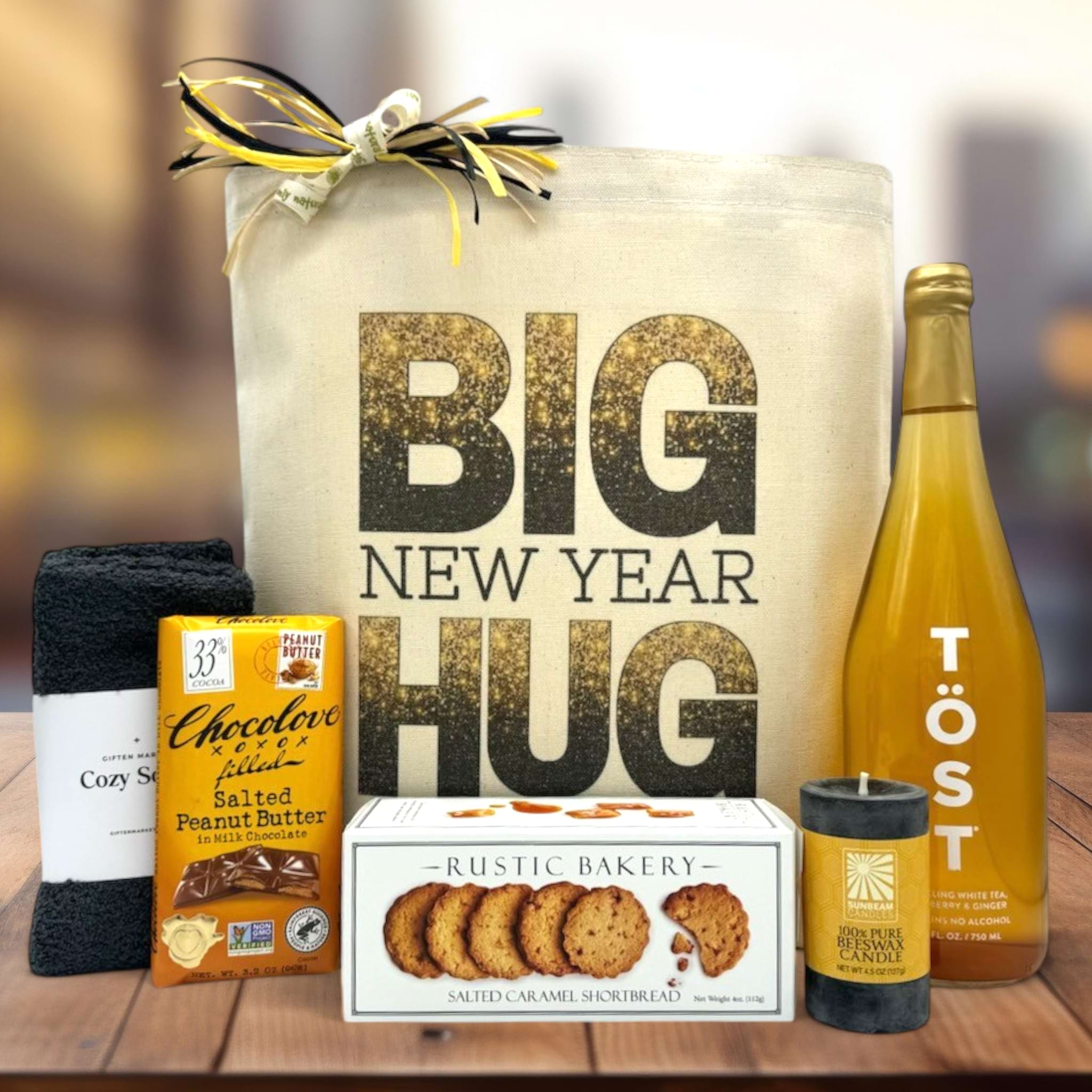 Big New Year Hug Gift Basket