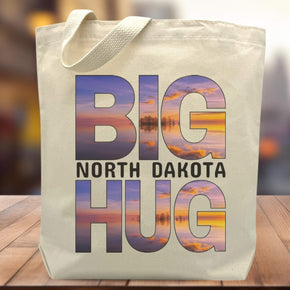 Create Your Own Big North Dakota Hug Gift Tote