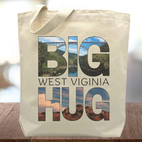 Create Your Own Big West Virginia Hug Gift Tote