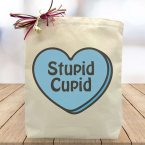 Blue Candy Heart Gift Tote