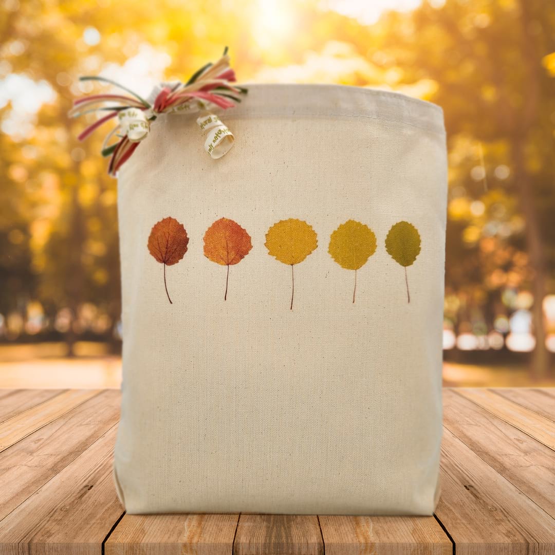 Aspen Leaves Seasons Gift Tote