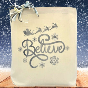 Create Your Own Believe Holiday Gift Tote