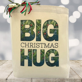 Create Your Own Big Christmas Hug Holiday Gift Tote: Pine Edition