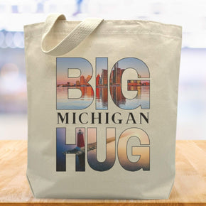 Big Michigan Hug Gift Tote