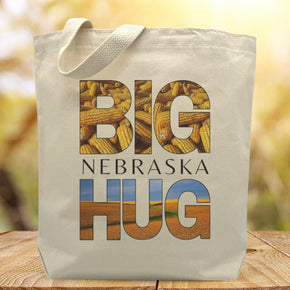 Big Nebraska Hug Gift Tote