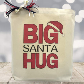 Big Santa Hug Holiday Gift Tote