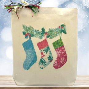 Christmas Stockings Holiday Gift Tote
