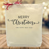 Classic Merry Christmas & Happy New Year Gift Tote