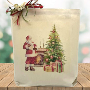 Classic Santa Claus Gift Tote