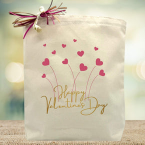 Festive Happy Valentine's Day Gift Tote