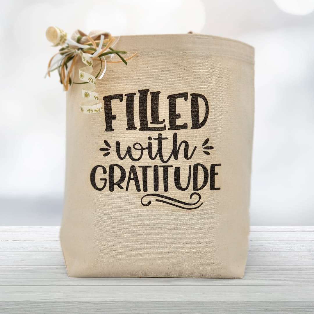 Filled with Gratitude Gift Tote