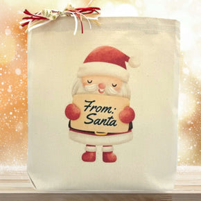 Create Your Own From Santa Holiday Gift Tote