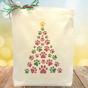 Furry and Bright Holiday Gift Tote