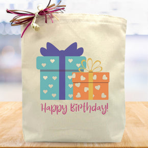 Heartfelt Happy Birthday Gift Tote