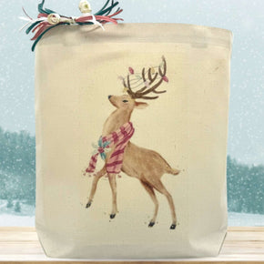 Holiday Reindeer Gift Tote