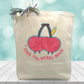 I Love You Berry Much Gift Tote