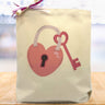 Key To My Heart Gift Tote