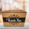 Kraft Thank You Gift Box