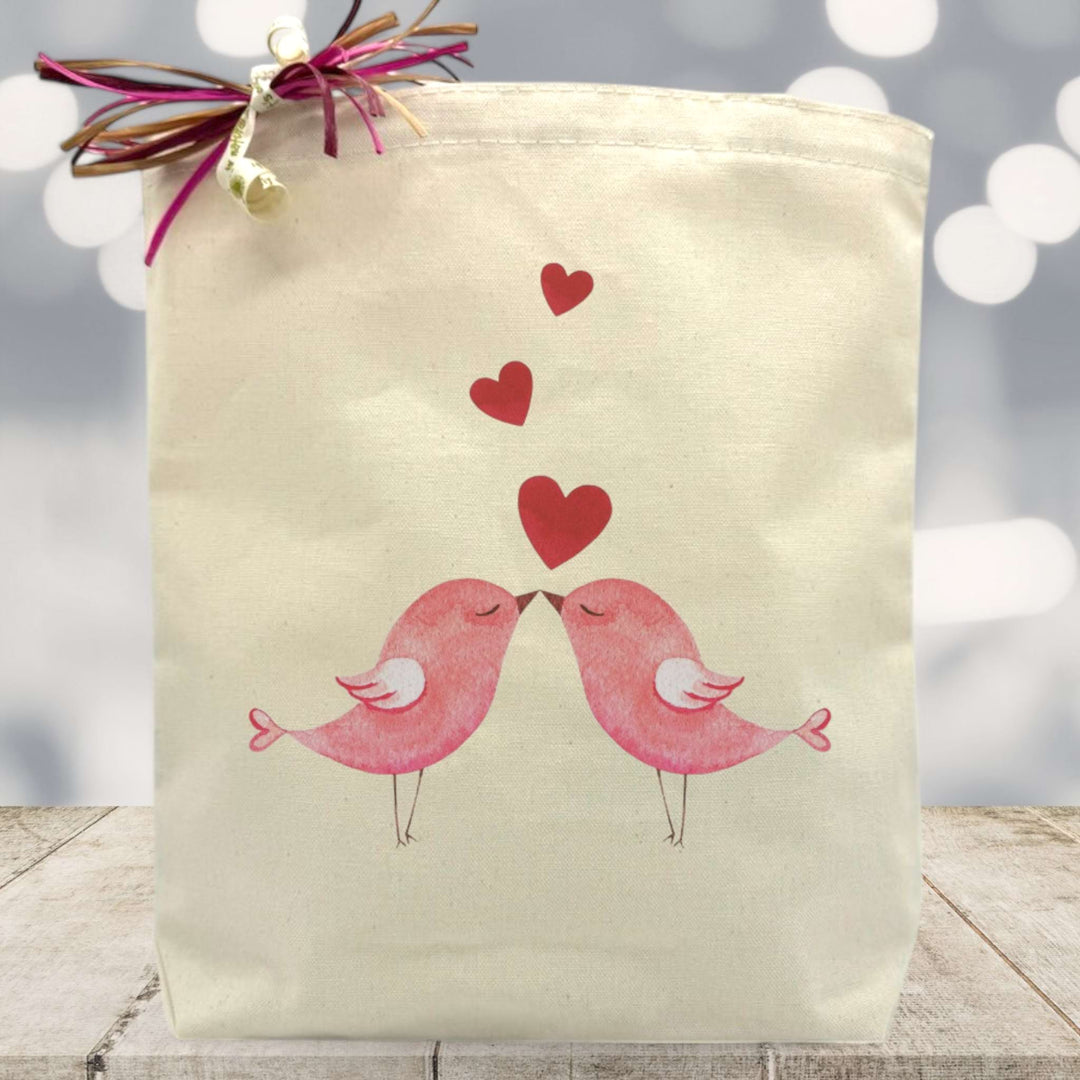 Love Birds Valentine's Day Gift Tote