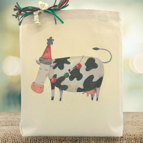Mooey Christmas Holiday Gift Tote