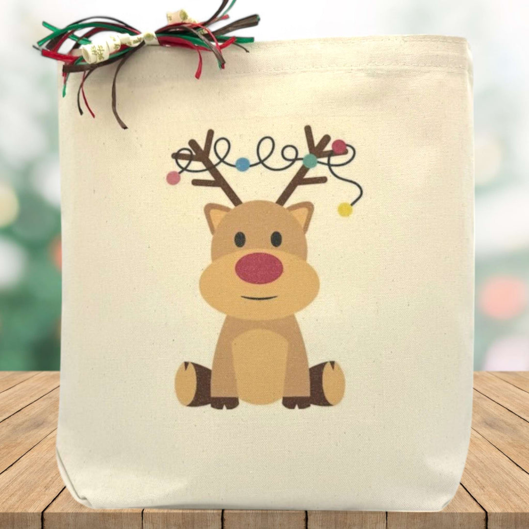 Rudolph the Red Nosed Reindeer Holiday Gift Tote