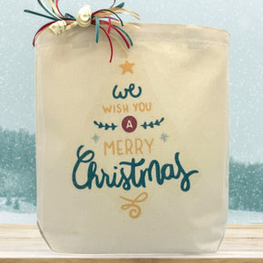 We Wish You A Merry Christmas Gift Tote