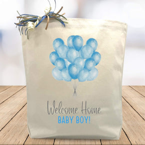 Welcome Home Baby Boy Gift Tote