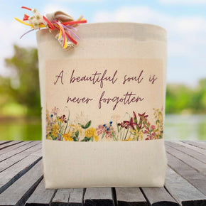 Create Your Own A Beautiful Soul is Never Forgotten Sympathy Gift Tote