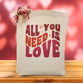All You Need is Love Valentine's Day Gift Tote