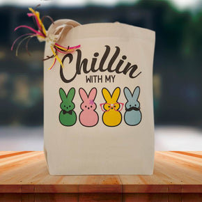 “Chillin With My Peeple”  Gift Tote