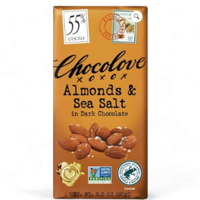 Chocolove Almonds and Sea Salt in Dark Chocolate