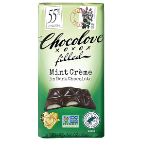 Chocolove Filled Mint Creme in Dark Chocolate