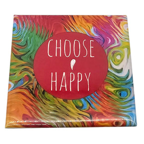 Fridge Magnet - Choose Happy Script